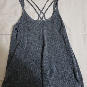 Large American Eagle Knit Tank Top